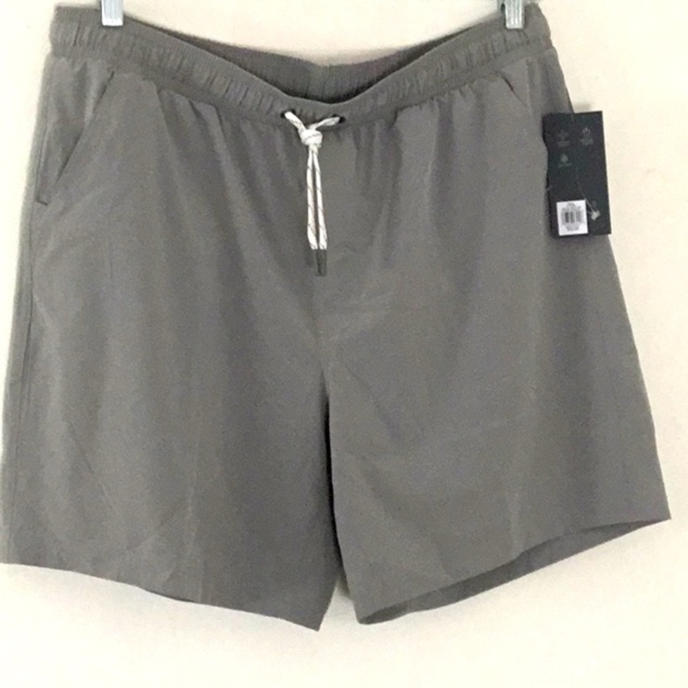 VRST Men’s All in Silver Shadow Shorts, 4 Way Stretch Anti Odor Moisture Sports